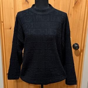 Cuddle Knit Black Sweater